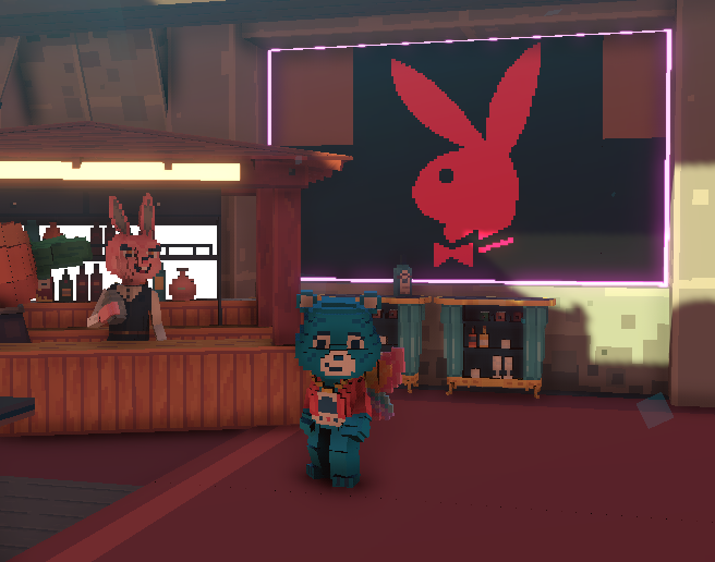 Ameckone's tweet photo. @TheSandboxGame @Playboy Celebrating @PLAYBOY’S 69TH BIRTHDAY PARTY!💕 👯‍♀️ https://t.co/7qFuFPkfhG