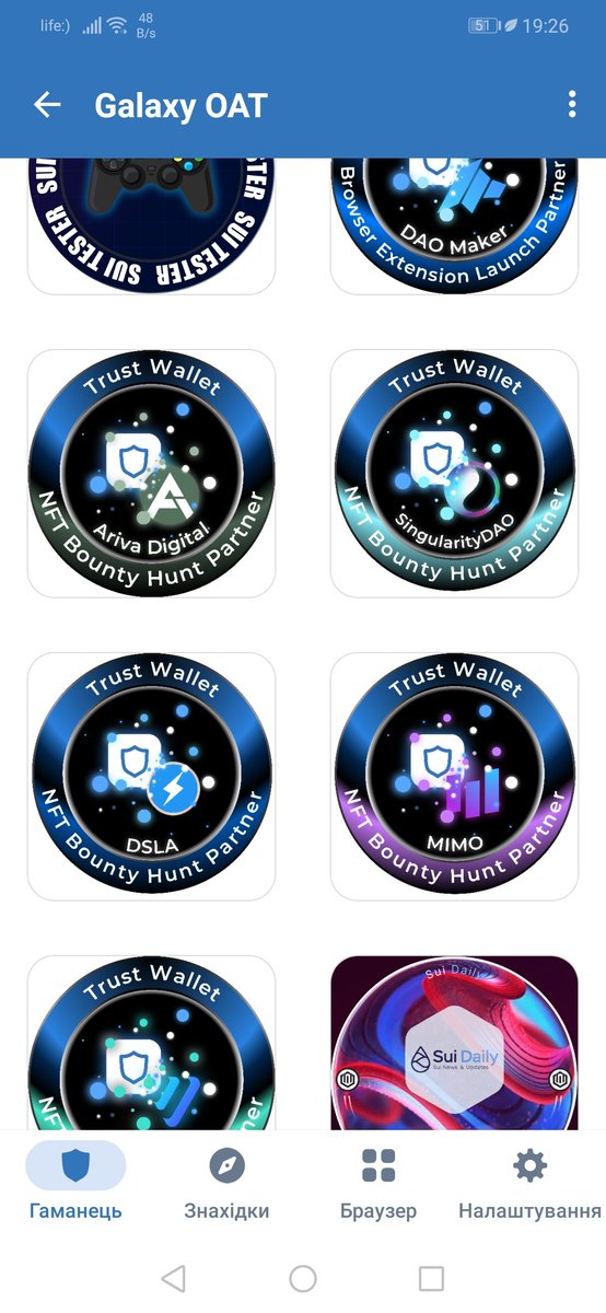 forevermkg's tweet photo. @TrustWallet Recap of my 13 nfts for #TrustWalletNFT https://t.co/hkQCCWAWUh