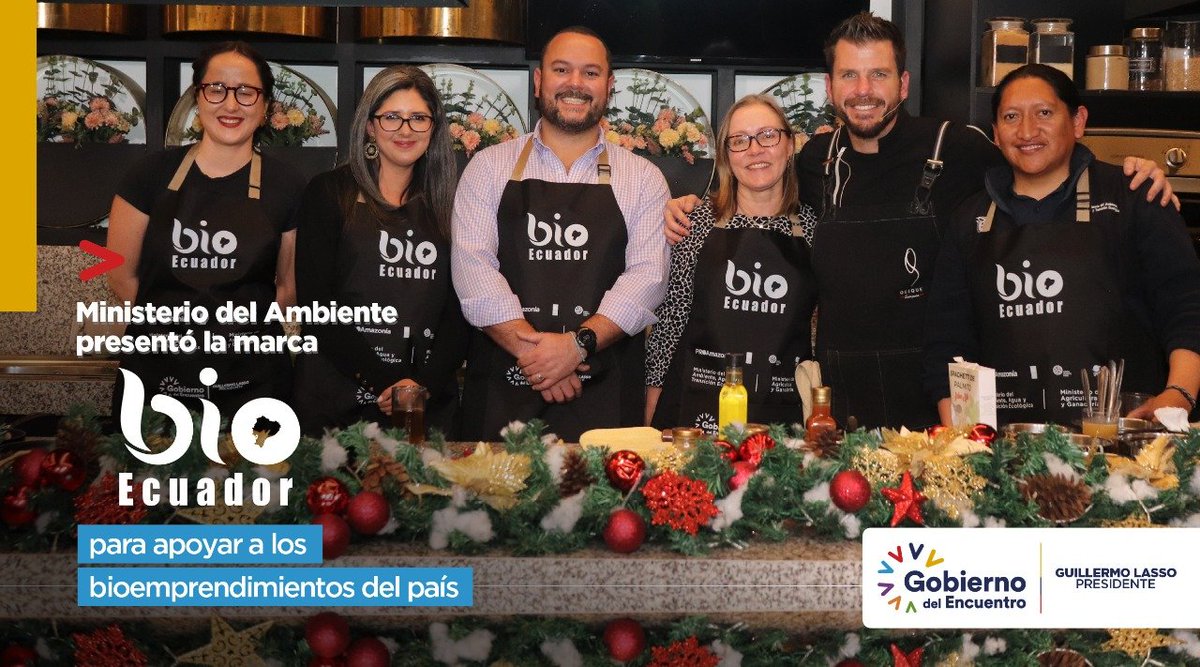 EcuadorMAE's tweet photo. NOTICIA | @Ambiente_Ec presentó la marca #BioEcuador que tiene como objetivo promocionar y visibilizar los bioemprendimientos del país, como una estrategia para el uso y aprovechamiento sostenible de la biodiversidad.
Lee más ➡️https://t.co/UthdX3m2xA https://t.co/Feyg4FmFjY