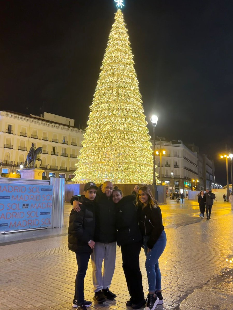 Con mi gran tesoro en Madrid.