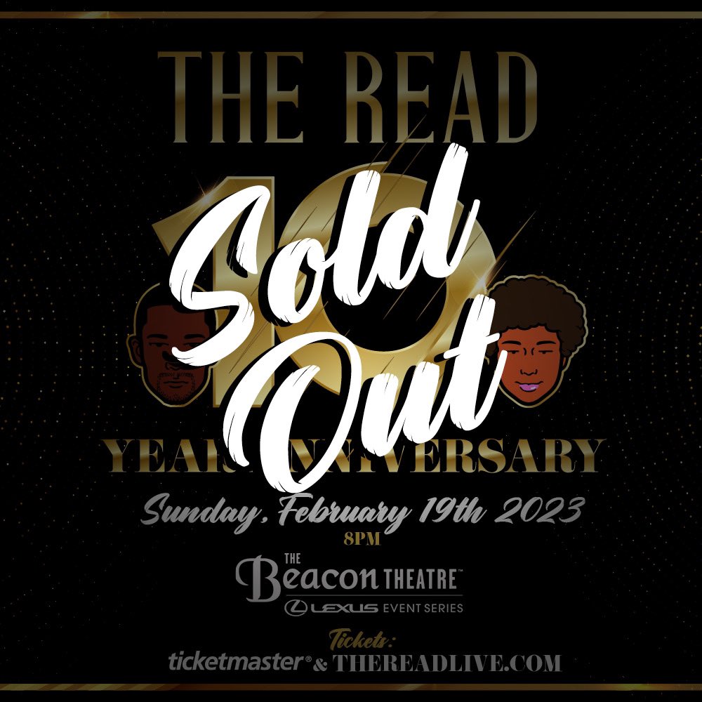 ThisIsTheRead's tweet photo. Our 10 Year Anniversary show is officially SOLD OUT! Thank you to everyone who purchased a ticket, we will see you in February!
#TheReadLive https://t.co/PMrFyGVgka