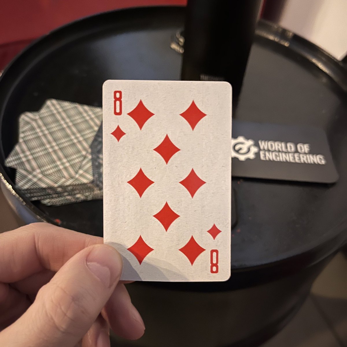 How old were you when you realized there is an 8 in the middle of the 8 of diamonds card ♦️?