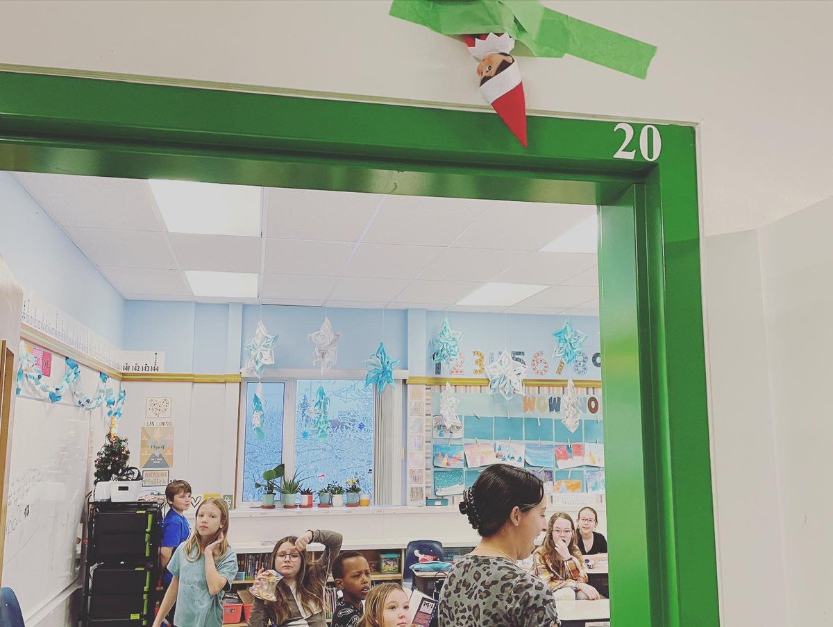Mischief, carols, and wintry art after concert this week. Two more days until the holiday break! #eips #MrGrinch #justdessertsforthosepeskyElves #creativity