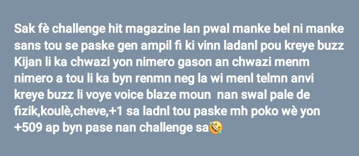 ExtasyVens's tweet photo. @Hitmagazineht 
#selonmwen https://t.co/PEZmjSK9HU