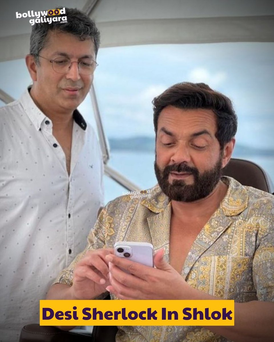 bolly_galiyara's tweet photo. Bobby Deol (@thedeol) As Desi Sherlock in #Shlok 🎬, Wraps the Shoot
Read More At: https://t.co/4NRDDX931L
.
#BollywoodGaliyara #BollywoodNews #Bollywood #BobyDeol @kunalkohli @ananyabirla #BloomAge #ShlokTheDesiSherlock https://t.co/VWYIOFPLuB