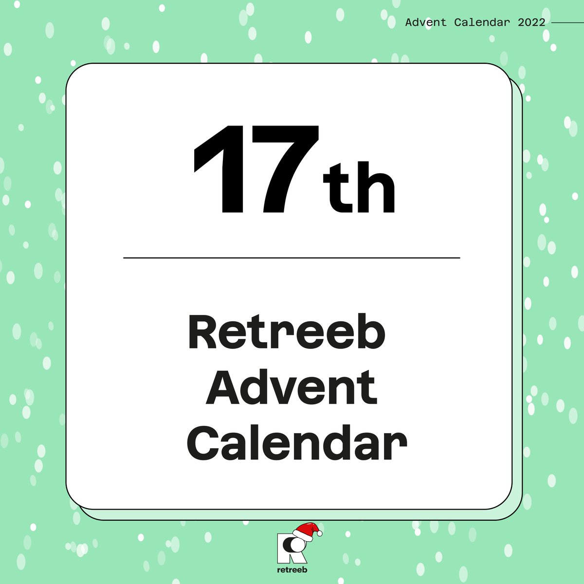 retreeb_io's tweet photo. Retreeb Advent Calendar - Day 17 🎄

Let's open the box and reveal the 17th gift! 🎁
A green Retreeb cap for 1 lucky winner…

Congrats @Minochita94 🎉

Like &amp; RT and come back tomorrow at 6pm to see what Santa has for you… 👀 https://t.co/5GQArfzgIY