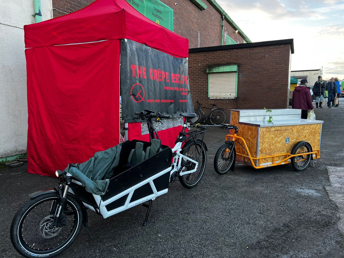 How cool is this Riese and Muller Load 75 with a Carla Cargo trailer combo rig #thecrepeescape