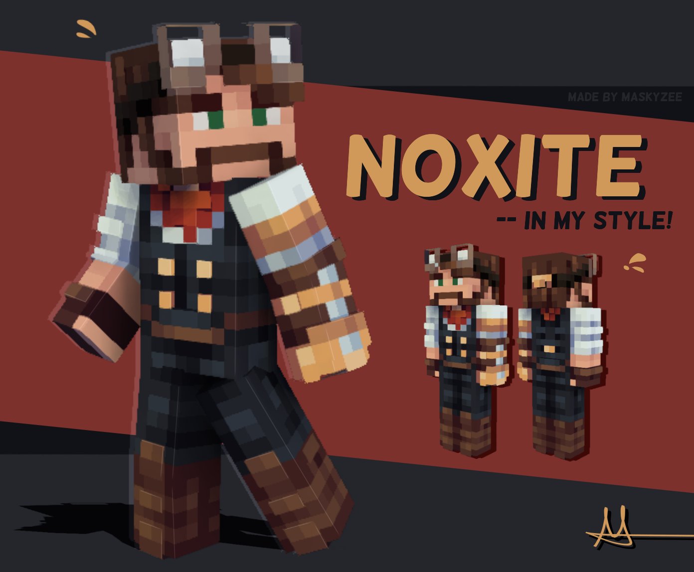 Minecraft Steampunk Engineer Skin
