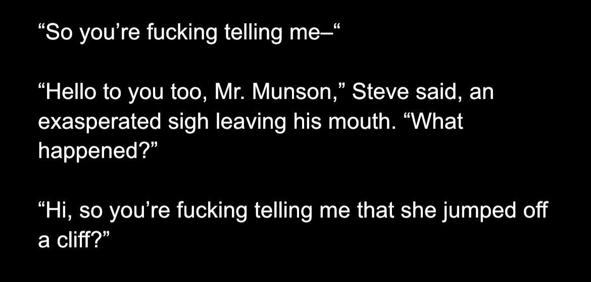 steve works at a bookstore
eddie calls to complain about the books he purchases