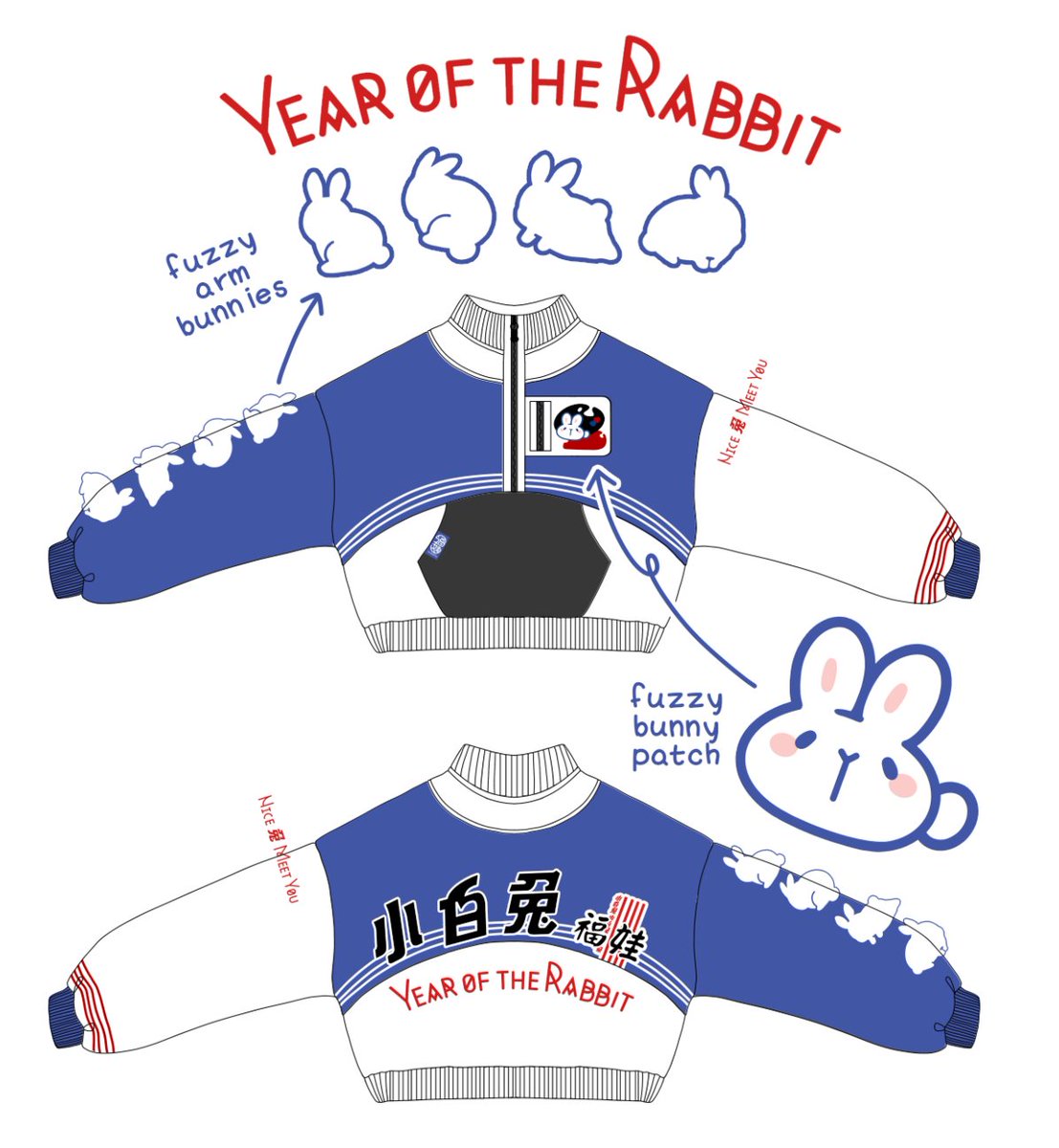 Year of the Rabbit & Bee Cozy
Jacket + Sweatpants has dropped! The full set is a preorder only special price!

Grab yours at https://t.co/JnDeCKrrCK 🐝 