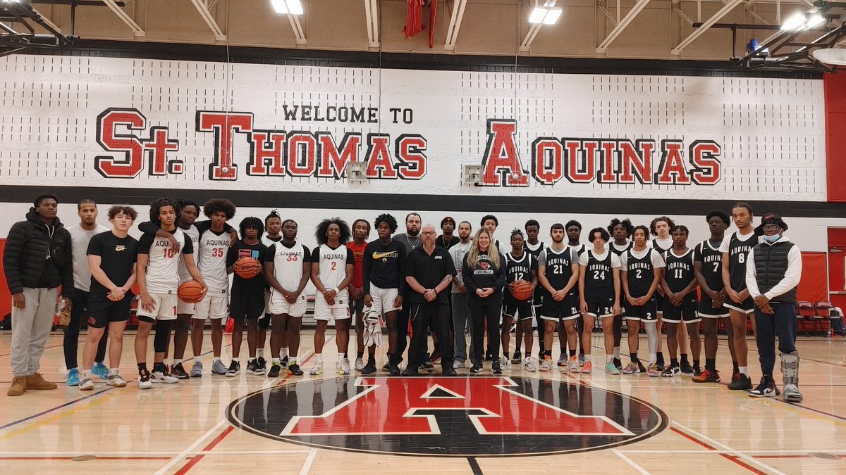 It's happening at <a href="/STA_Brampton/">Cardy The Cardinal</a>! 🏀🏆 The Alumni game during our <a href="/AquinasRap/">AquinasRap</a> Rouge event! Come out and help us fundraise for $2 in the gym! <a href="/Aquinassports/">Aquinas  Athletics</a> <a href="/DPCDSBSchools/">Dufferin-Peel Catholic District School Board</a> 
#basketball #champs #highschool #alumni #thetalent #athletics