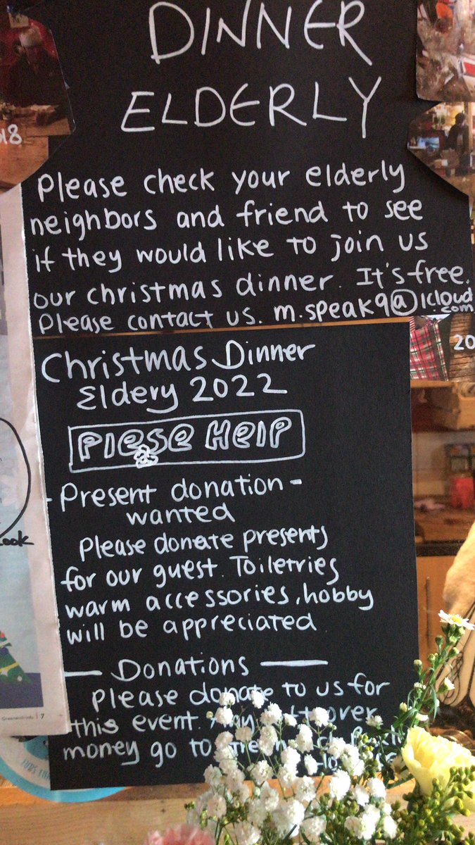 We love the @oldcoffeeshop for its fabulous teas at @CharltonPark but also for their community mindedness and kindness.  Please consider a donation this Christmas.