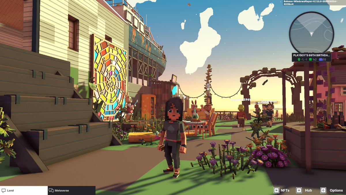 jbarbara2's tweet photo. @TheSandboxGame @Playboy Celebrating @PLAYBOY’S 69TH BIRTHDAY PARTY! 👯‍♀️ https://t.co/en5WtFSkaU