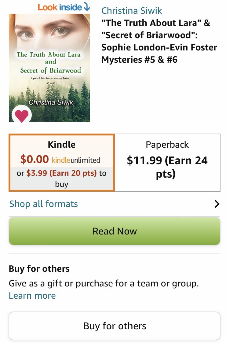 Did you know you can purchase an ebook for someone else who has a Kindle? Check it out on Amazon.