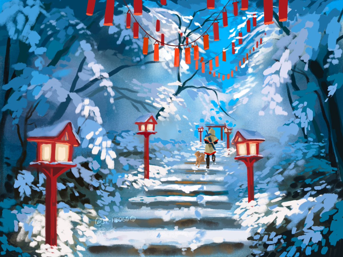 「Wintery loz paintings from the last 2 ye」|🍄🦔hedge🍃🧙‍♂️のイラスト