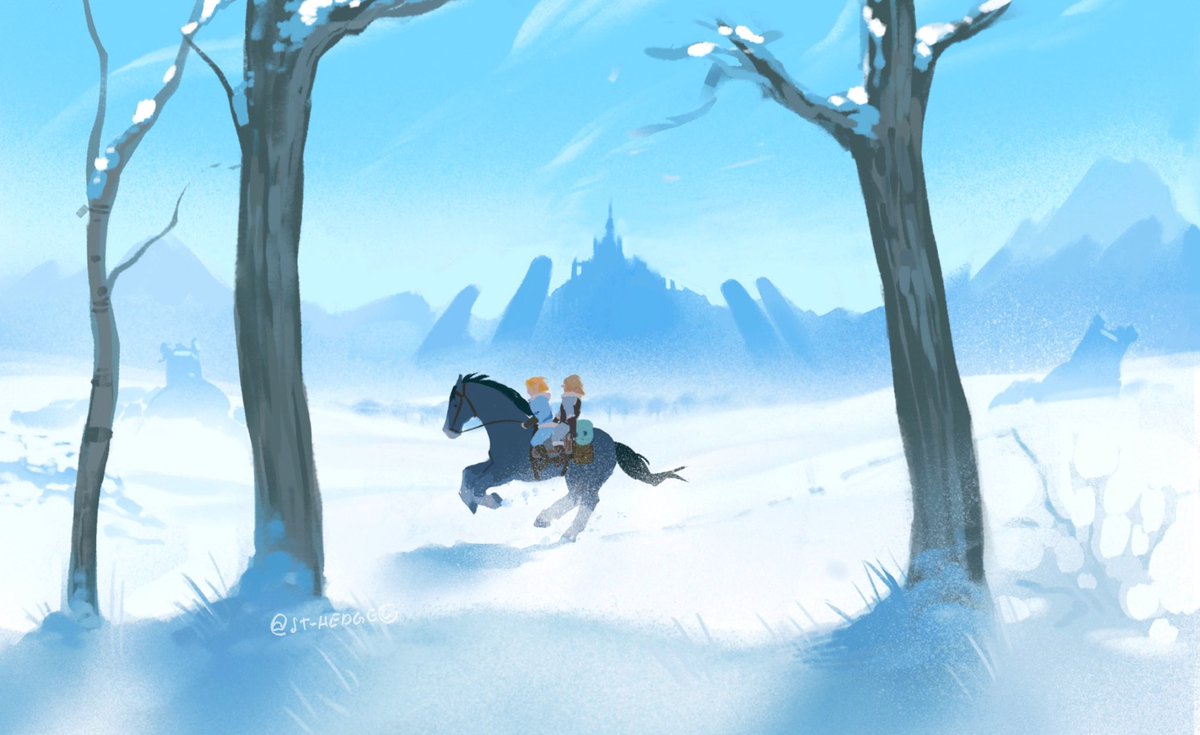 「Wintery loz paintings from the last 2 ye」|🍄🦔hedge🍃🧙‍♂️のイラスト