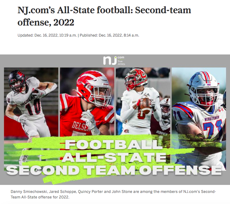 D_Smiechowski's tweet photo. Honored to be awarded 2nd team All-State. Couldn't happen without all my great coaches and teammates.
@coachdcord @desalvocrew https://t.co/evk8XRR3DU