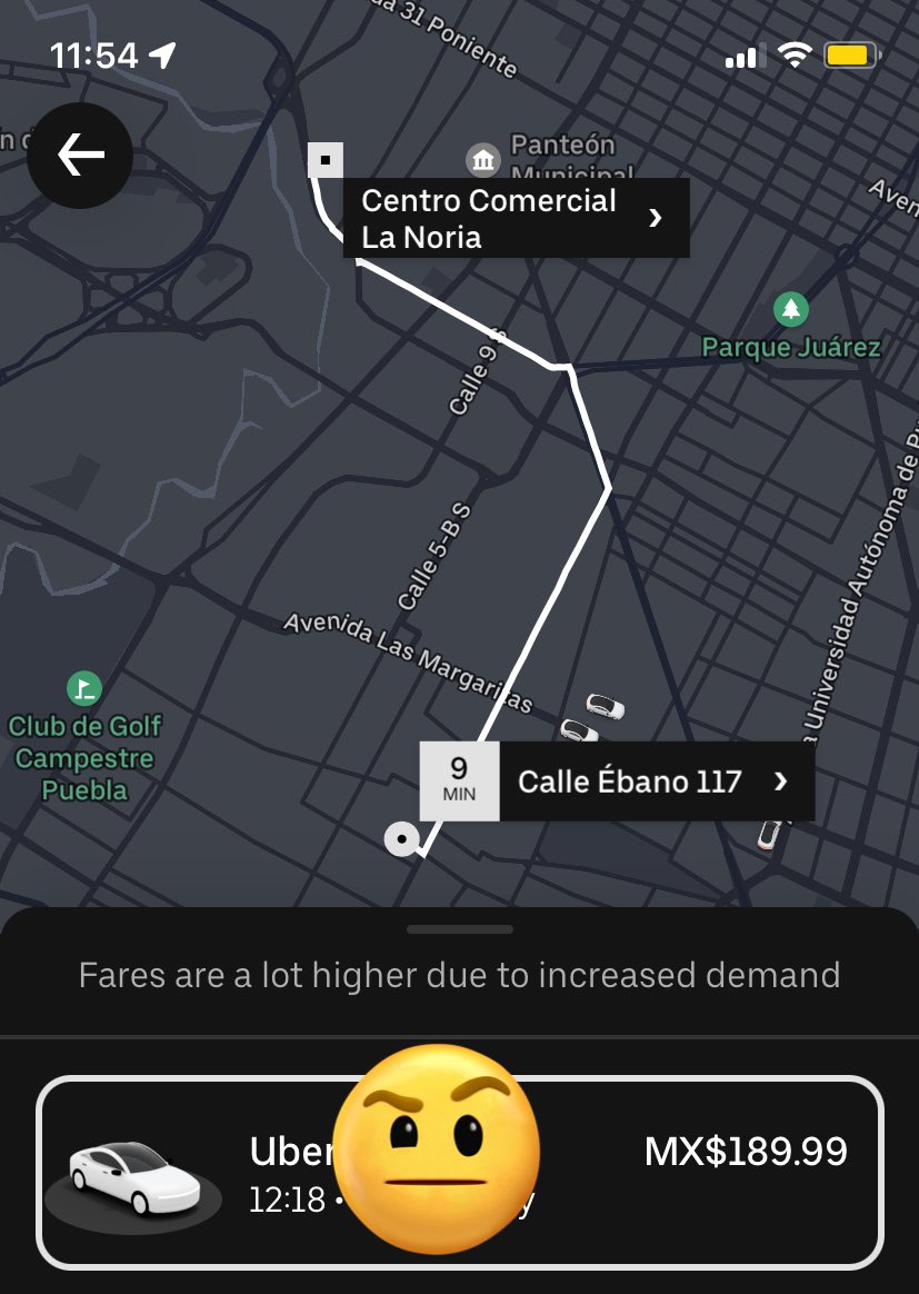 JpSarmient0's tweet photo. Oye @Uber, no le pierdes? https://t.co/WxhTcPRPB4