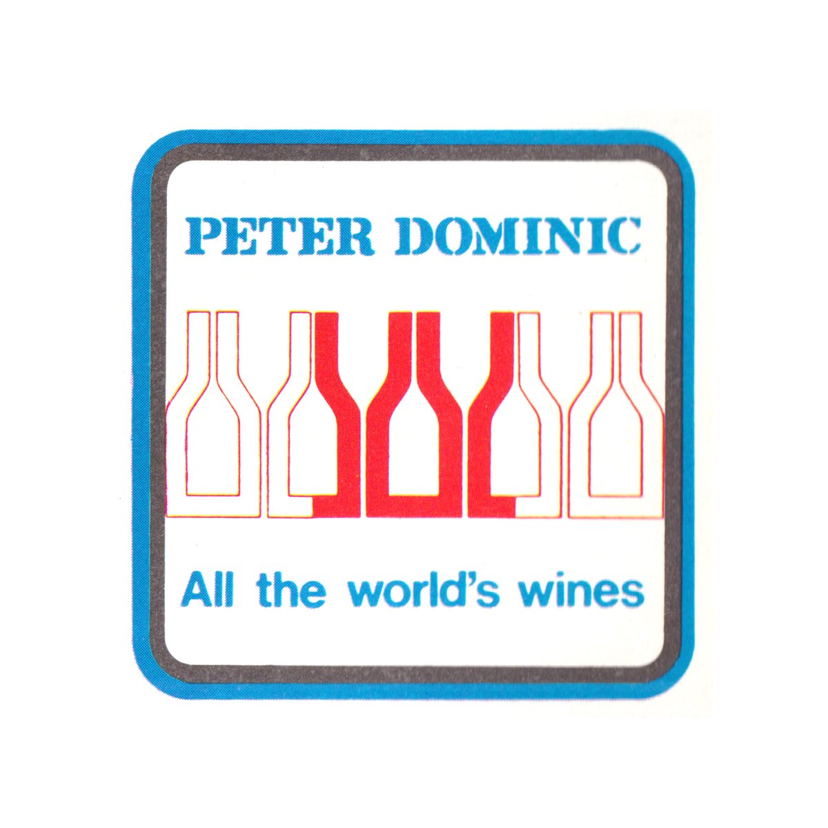 LogoArchive's tweet photo. Peter Dominic by Terance Conran, Conran Design Group, 1962, Great Britain, Wine Retail. 

Discover more British logos at https://t.co/VGmPvDgMdU

#logos #branding #designhistory #designtwitter #logodesign #graphicdesign https://t.co/sinjdzJMWS