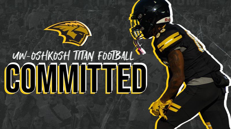 Blessed to say that I will be continuing my athletic and academic journey at UW Oshkosh, thank you to all my coaches teammates and my family for helping me along my journey. ⬛️🟨