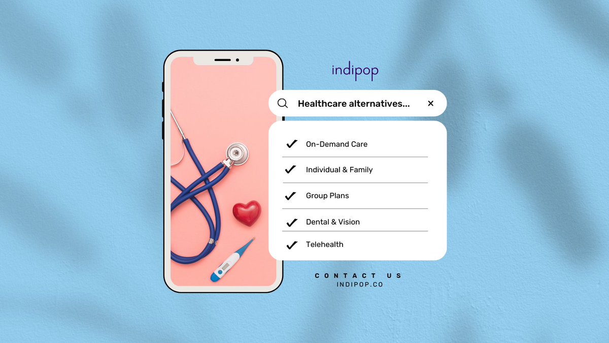 theindipop's tweet photo. You deserve to have the best options in healthcare and a price that won't break the bank. That's why we're here.
https://t.co/h44hXxGBZR
#indipop #healthoptions #healthshare #indipophealthshare #health #healthcare #healthinsurance #healthcareplans #healthcarecoverage https://t.co/yjbHRQxXke