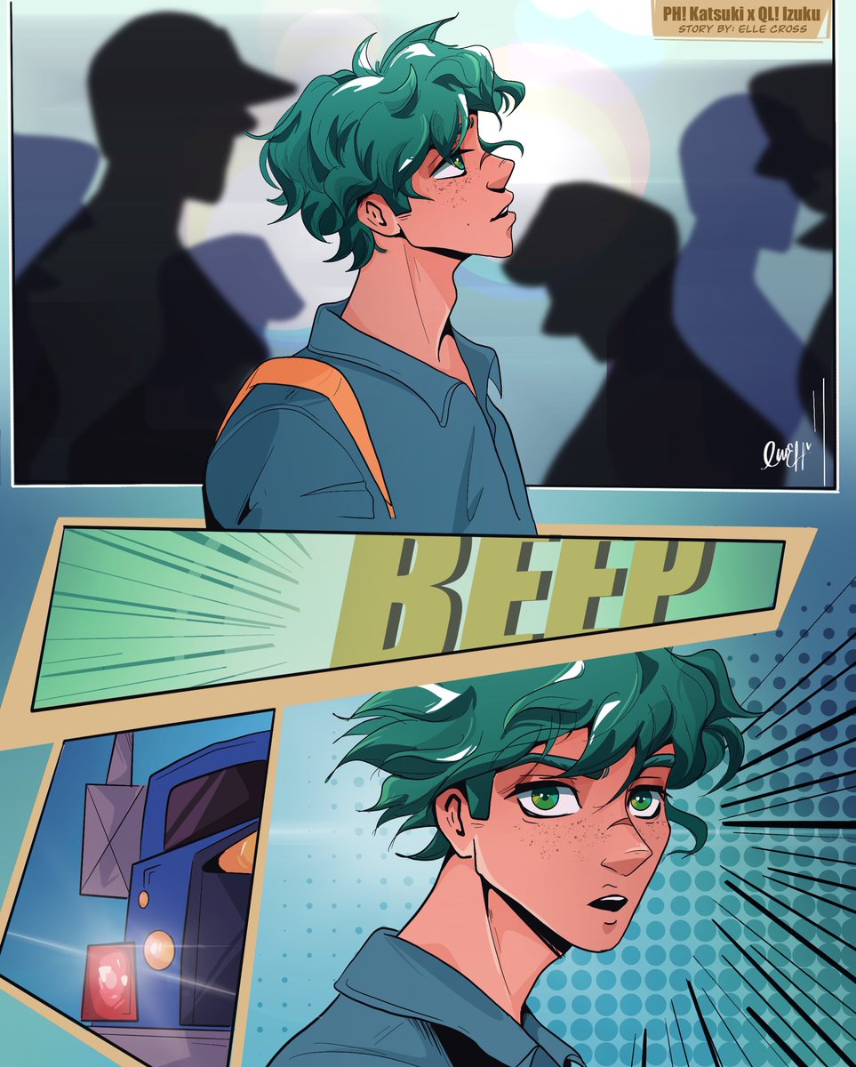 the_enislyanez's tweet photo. Been rereading @Ellecross0 ‘s PH! Katsuki x QL! Izuku thread and I just love this scene ✨🛐

1 &amp; 2/3 #bkdk https://t.co/gw9iQYvluh