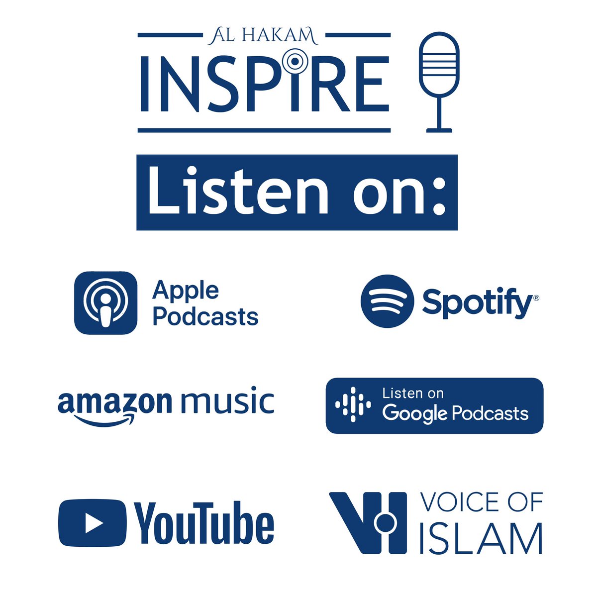 alhakaminspire's tweet photo. 🎙️🎧Listen to us on below platforms: https://t.co/yjunWM3oln https://t.co/Y05iVDq2cR