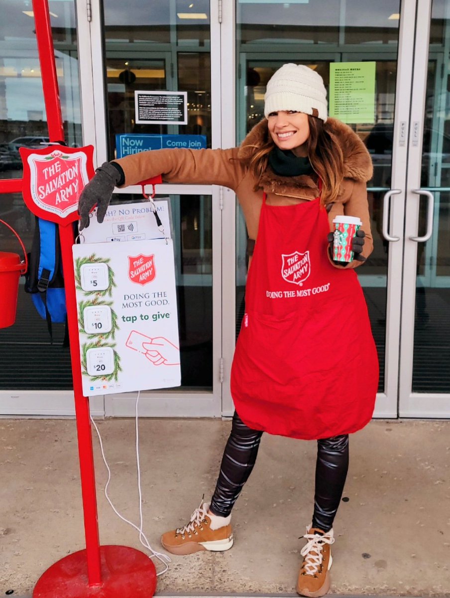 Just some casual and super cold bell ringing. Tis the season!