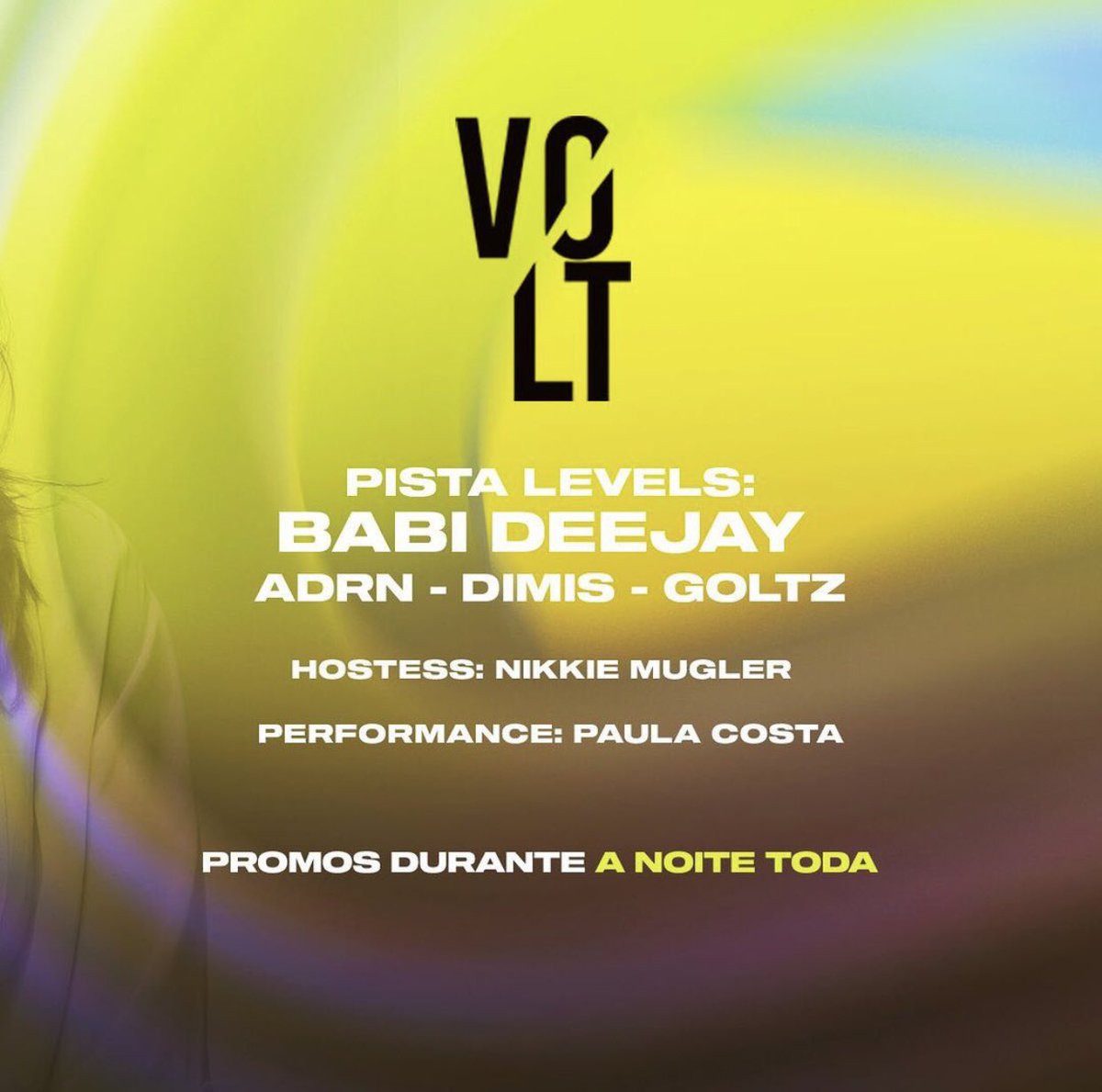 🚨 SORTEIO RELÂMPAGO 🚨

Vamos sortear dois pares de entradas VIP + 1 vale drink! 

 ⚡️HIGH VOLT⚡️
Com BABI DEEJAY

Para participar você precisa:
⁃Curtir esse tweet  
⁃Dar RT neste Tweet
⁃Seguir o <a href="/voltclubcwb/">Volt Club CWB</a>

Resultado sai às 19h

Boa sorte 🍀
