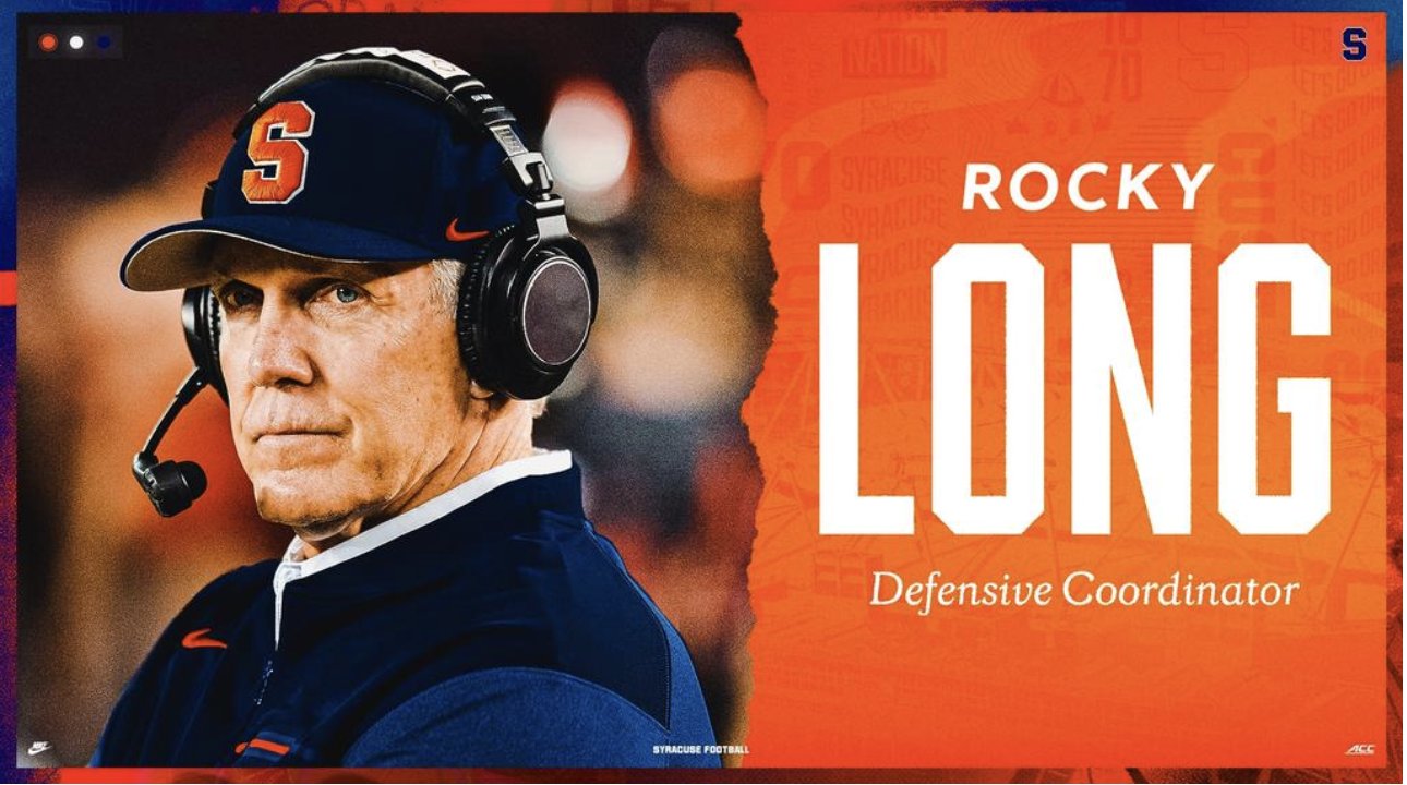 FootballScoop on Twitter "Rocky Long now at Syracuse https//t.co