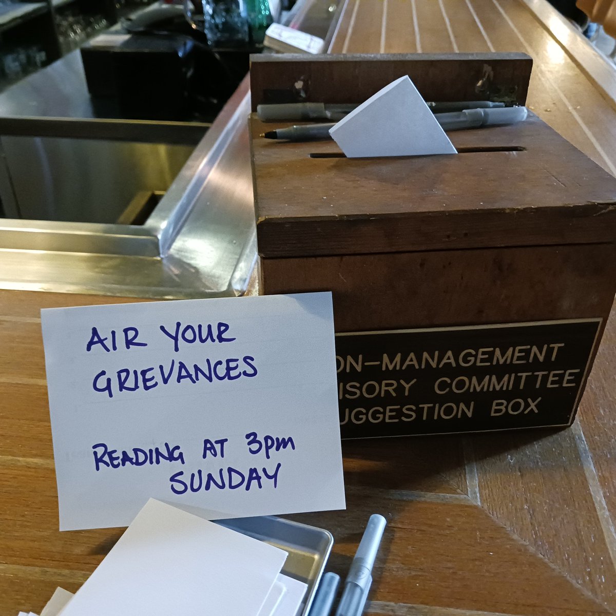 After the WC tomorrow, we'll be airing grievances alongside our Festivus Pole. I've plenty. So do our guests so far.
#whatsinthebox