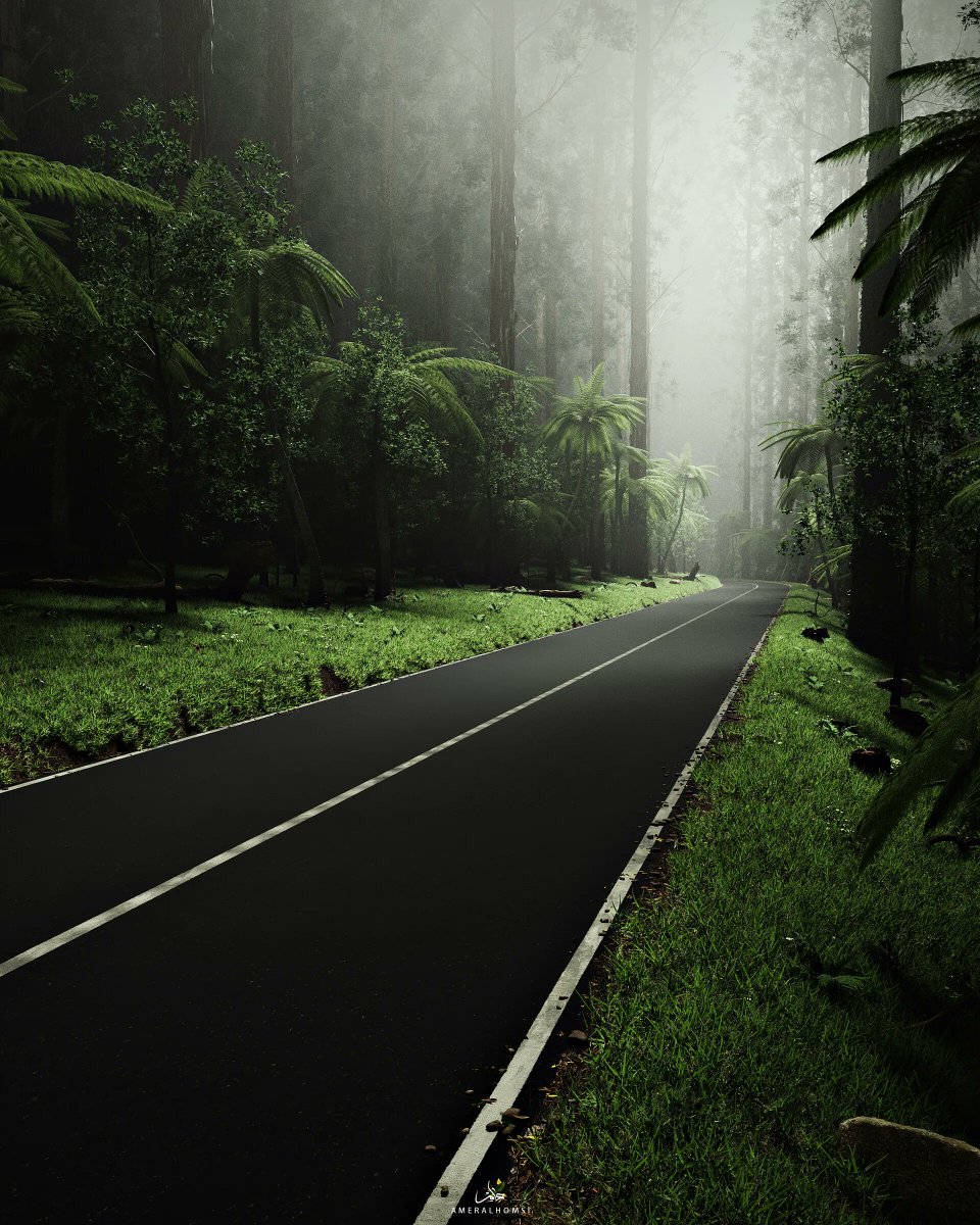 SpeedTreeInc's tweet photo. Join us on a #WeekendAdventure roadtrip to Amer Alhomsi’s, “FOG FOREST - BLACK SPUR (CGI),” inspired by the photography of Harry Pope.
https://t.co/LG4Un12CdE
#SpeedTree #3dsMax #QuixelSuite #CoronaRenderer #Photoshop #3D #CG #Environment #Landscape #Fog #Victoria #Australia https://t.co/Wgma5Gx1jm