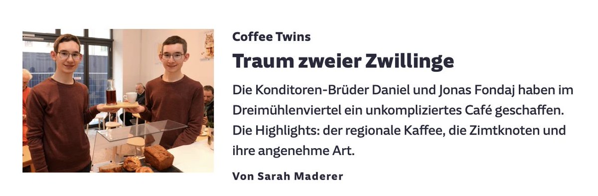 Noch mehr interessiert hätte mich ja der Traum von drei Zwillingen.