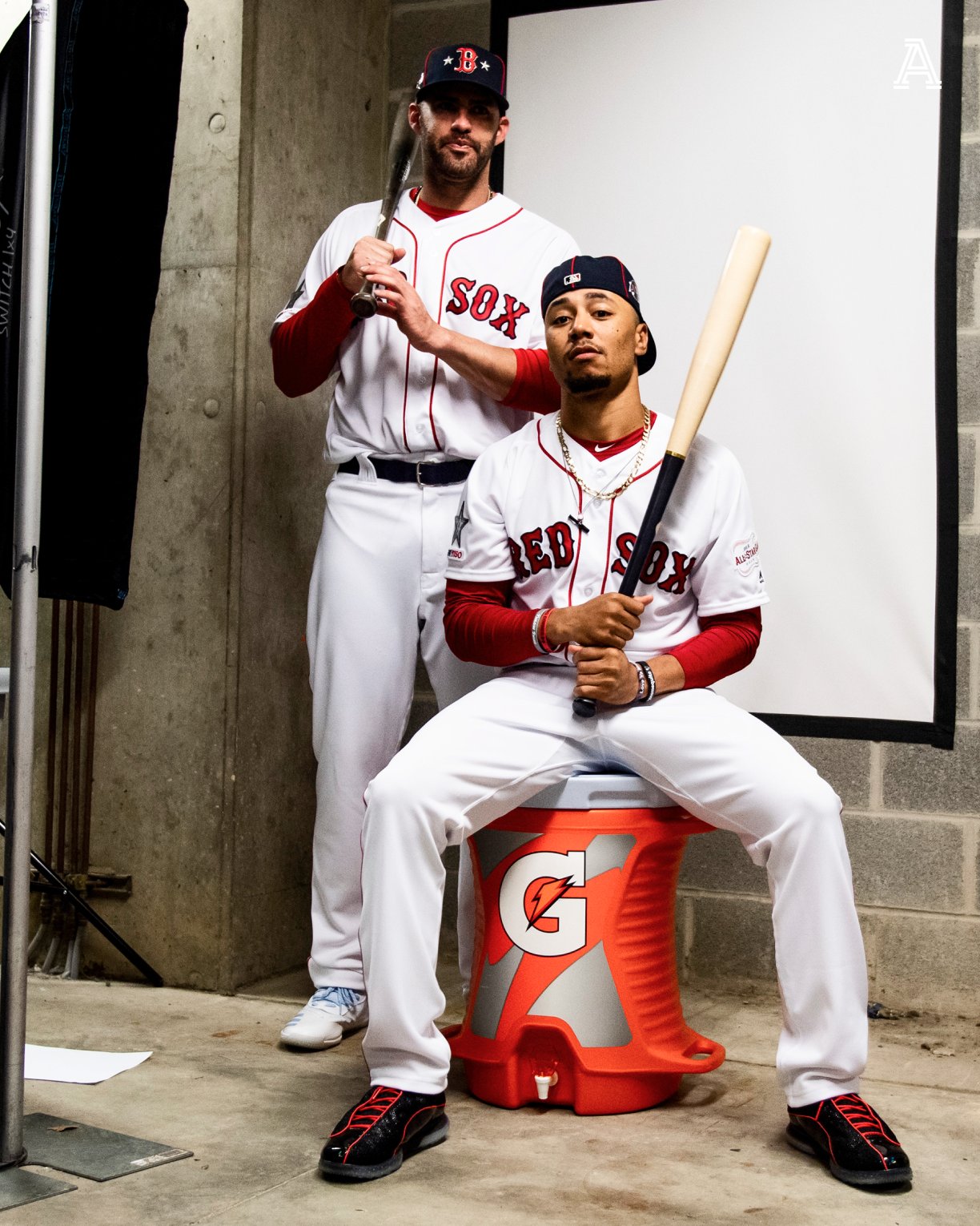 The Athletic MLB on X: Mookie Betts and J.D. Martinez are