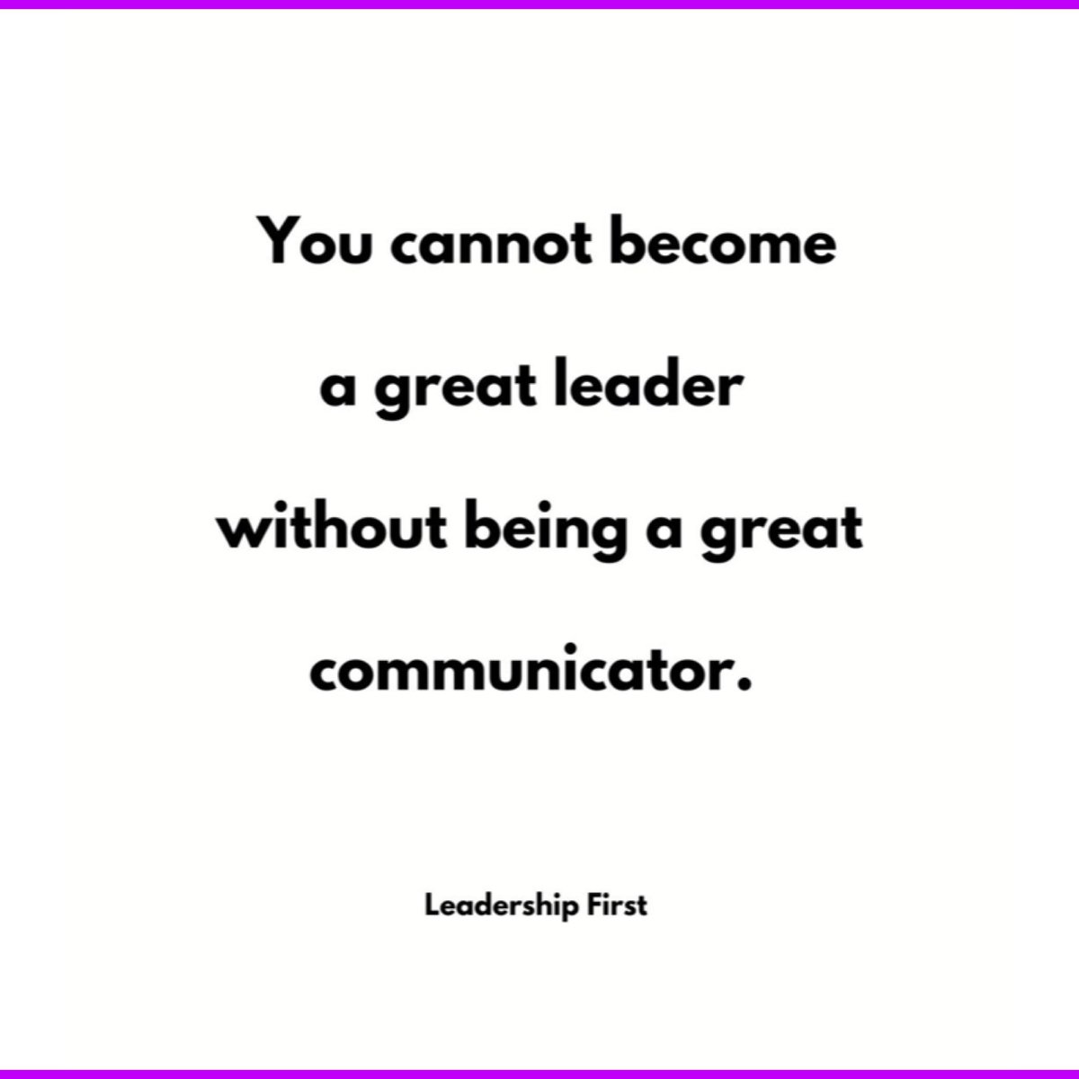 #LeadersFirst 💯