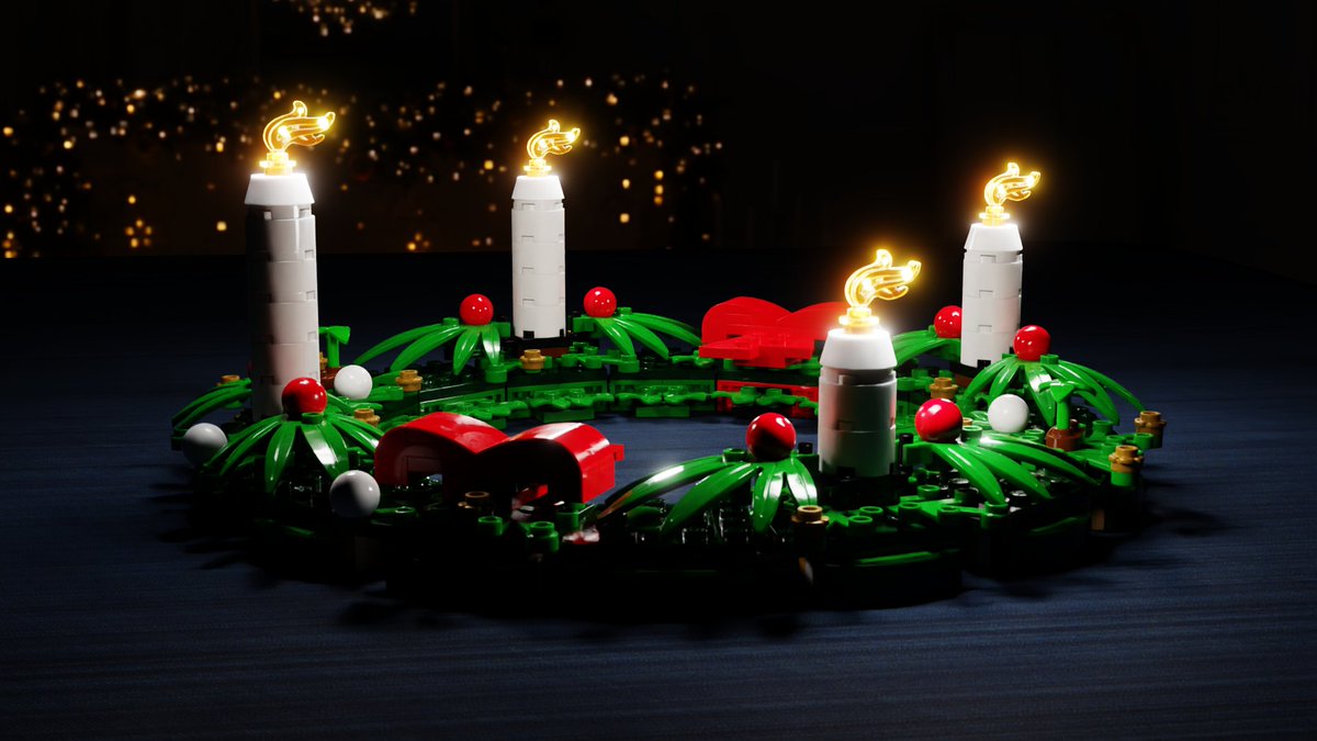 Fourth Sunday of Advent #b3d #blender 
<a href="/Mecabricks/">Mecabricks</a>
 #LEGO  #Advent2022