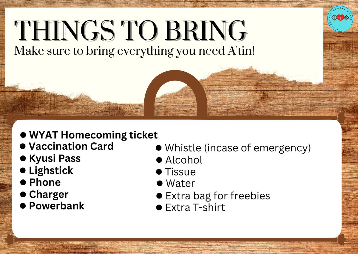 Have you checked your things already? See you all later kaps!💙

#MedicalTeamWYAT
#ATINTIONMEDIC
<a href="/SB19Official/">SB19 Official</a>
 #SB19