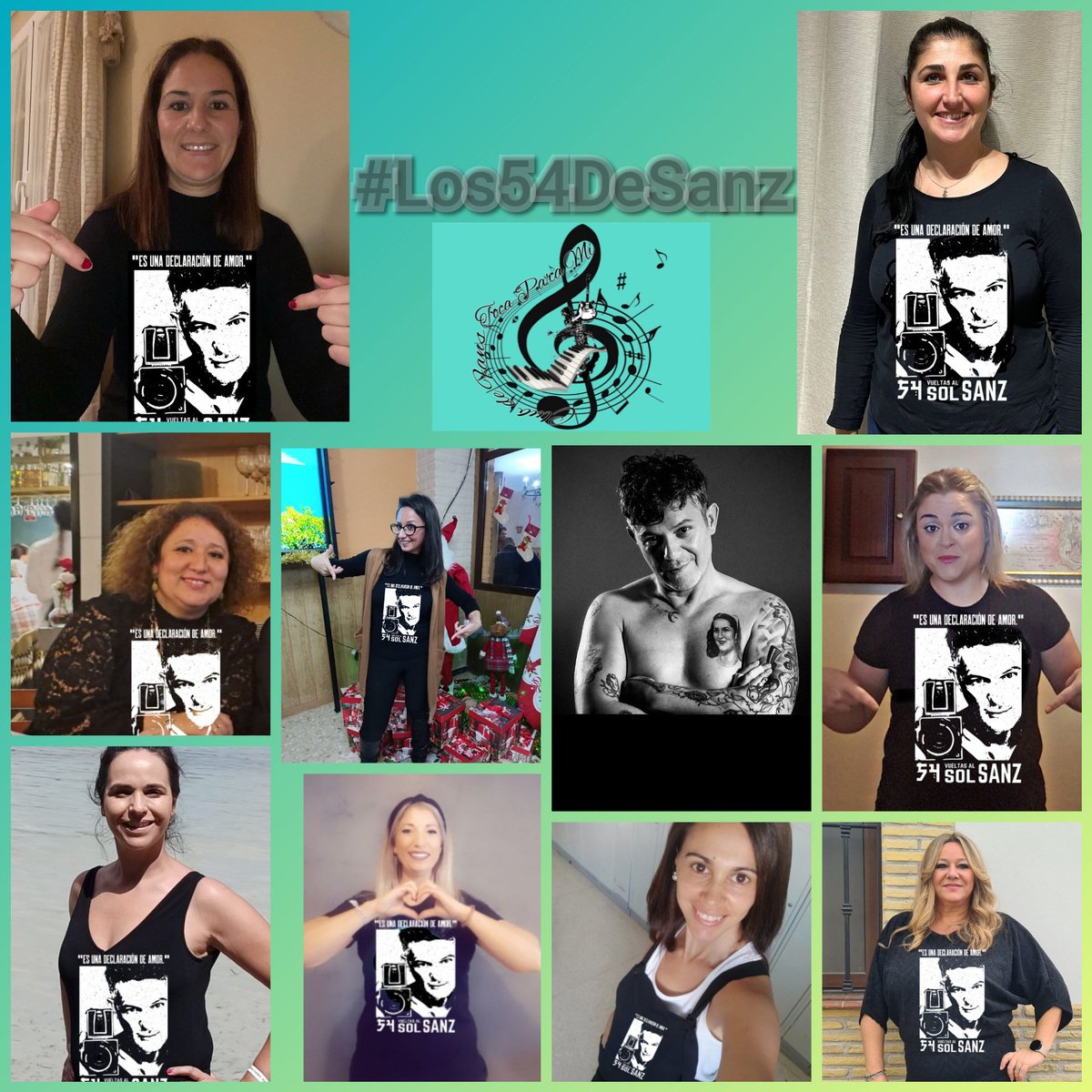 De los sueños de Amor de tus padres bajaste para iluminar, inspirar y alegrar nuestras vidas. 
Hoy Estamos de Fiesta por ti y para Ti Maestro.
Feliz y Larga Vida <a href="/AlejandroSanz/">Alejandro Sanz</a>
Que todo lo bueno te toque y se quede contigo. 
#HoyCumple54MiPersonaFavorita
#Los54DeSanz