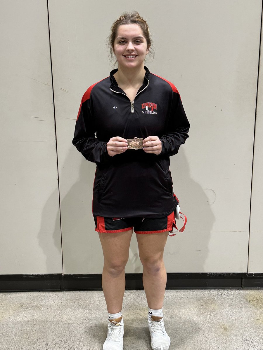CoachHoskins59's tweet photo. Took the girls to KC Stampede this weekend.  Wrestling girls from Missouri, Kansas, Texas, Oklahoma, Arkansas, Iowa and New Mexico! Gracie and Gianna both took 5th in their weight classes! So proud of our girls and how they competed against very tough competition! @unionwildcats https://t.co/03QB7jPBiO