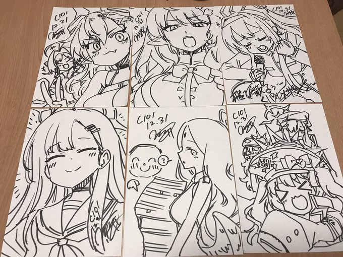 どんなに忙しくても…一日6枚だけでも描く… 