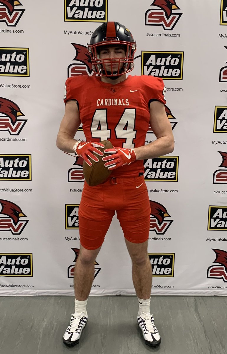 After a great visit with <a href="/rbrady1313/">Ryan Brady</a> @PrudhommeSVSU <a href="/CoachLoch/">Coach Loch</a> I am extremely blessed and honored to receive an official offer from SVSU!! <a href="/coachrohn/">Dan Rohn</a> <a href="/DLSFootball_MI/">De La Salle Pilots Football</a>