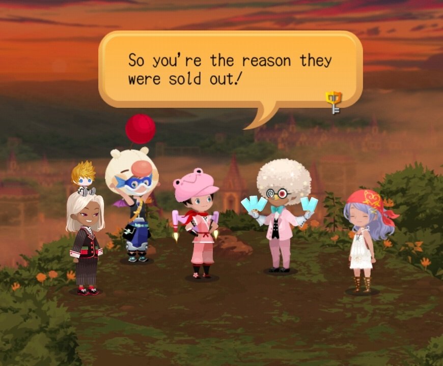 "So you're the reason they were sold out!" 

#KingdomHearts #KHUX