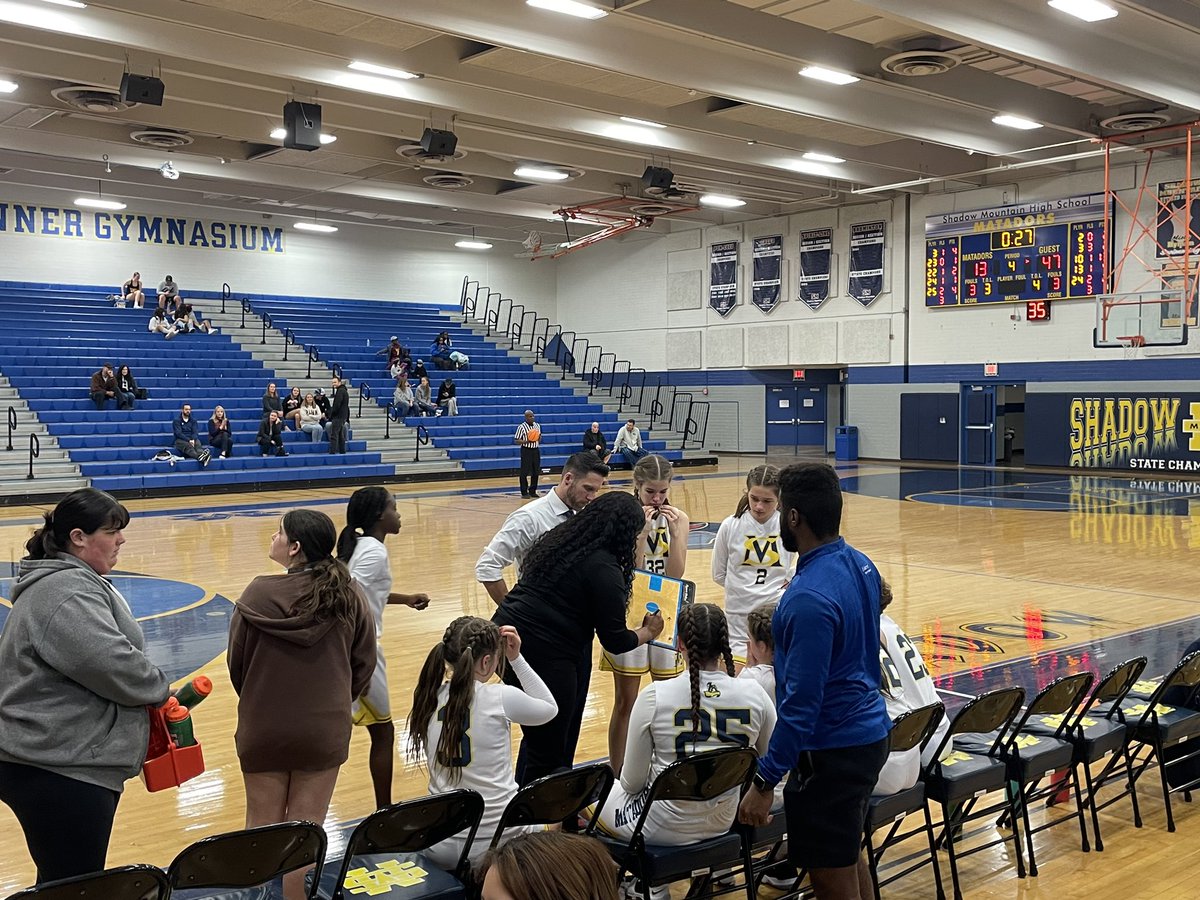 Proud moment for me as her dad. Tyonna coaching  Shadow Mountain varsity girls basketball. She is a natural and the girls are learning so much from her. Again I am so proud of her.