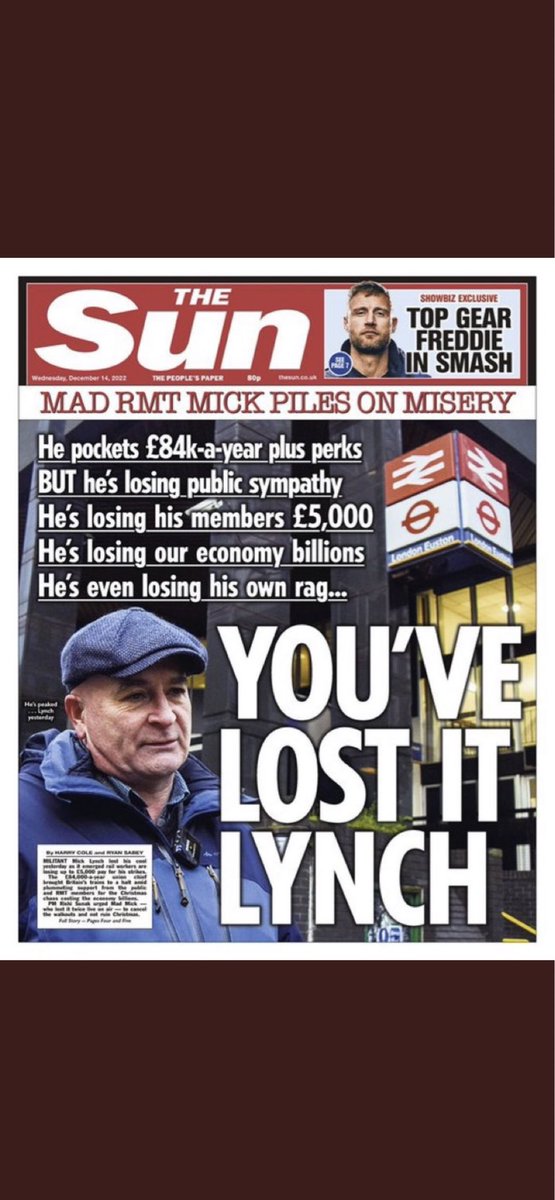 gazberto's tweet image. If you’re heading out to your work on Monday morning and you like to buy a “newspaper” don’t buy the #ScumSun it does not support the working person, you pay tax this country the Sun owner does not. This 👇 is a Rupert Murdoch headline on behalf of the Tories.#ToryScum
