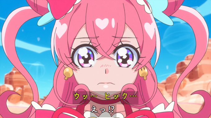 泣いちゃった… #nitiasa #precure 