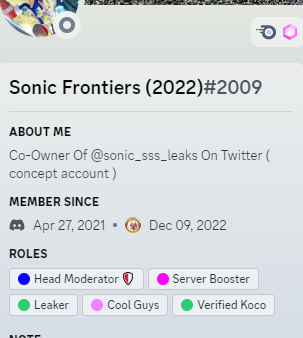 ☃️ Gamefam Leaks & News ️ on Twitter: "Sonic_Leaks bribed