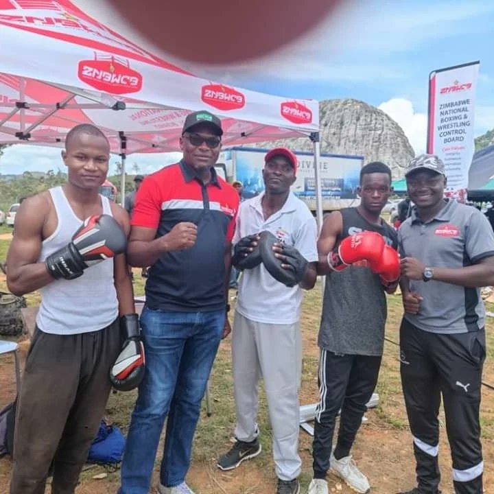 ZimbabweBoxing's tweet photo. Our action packed stand today at The Herbert and Victoria Chitepo Bonda Community Sports and Culture Festival. 
Also pictured is our CEO Lawrence Zimbudzana, Manicaland Provincial Co-ordinator Clyton Msindo and Combat sport Stakeholders. 

📍Bonda - Mutare

#combatsports
#znbwcb https://t.co/80MjFQMUrk