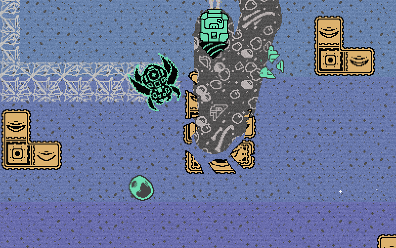 RookTKO's tweet photo. New spider sprite??? Or perhaps... a new spider enemy???? (I actually am not sure myself if I Must Admit) #RookTKO #GemCore #GameDev #Pixelart #Indiegame #indiegaming #indie #Dudelooksneat #IHaveDecidedPersonallyIShallNameTheSpiderCheesecake https://t.co/gsuqjHtoI3