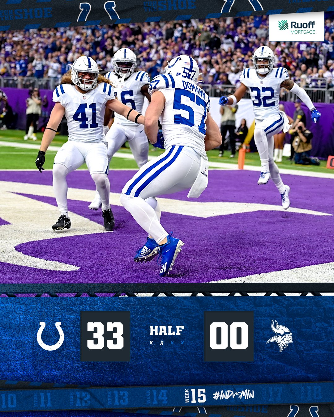 Indianapolis Colts on Twitter "What a half. INDvsMIN https//t.co