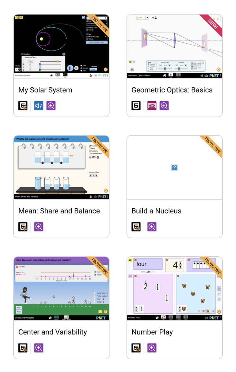 An outstanding resource from <a href="/CUBoulder/">CU Boulder 🦬</a>!

phet.colorado.edu

Over 150 free science and math simulations for teaching STEM topics, including physics, chemistry, biology, and math.

#edTech #ScienceTeacher #STEM
#PhysicsTeacher #ChemistryTeacher
#BiologyTeacher #MathTeacher